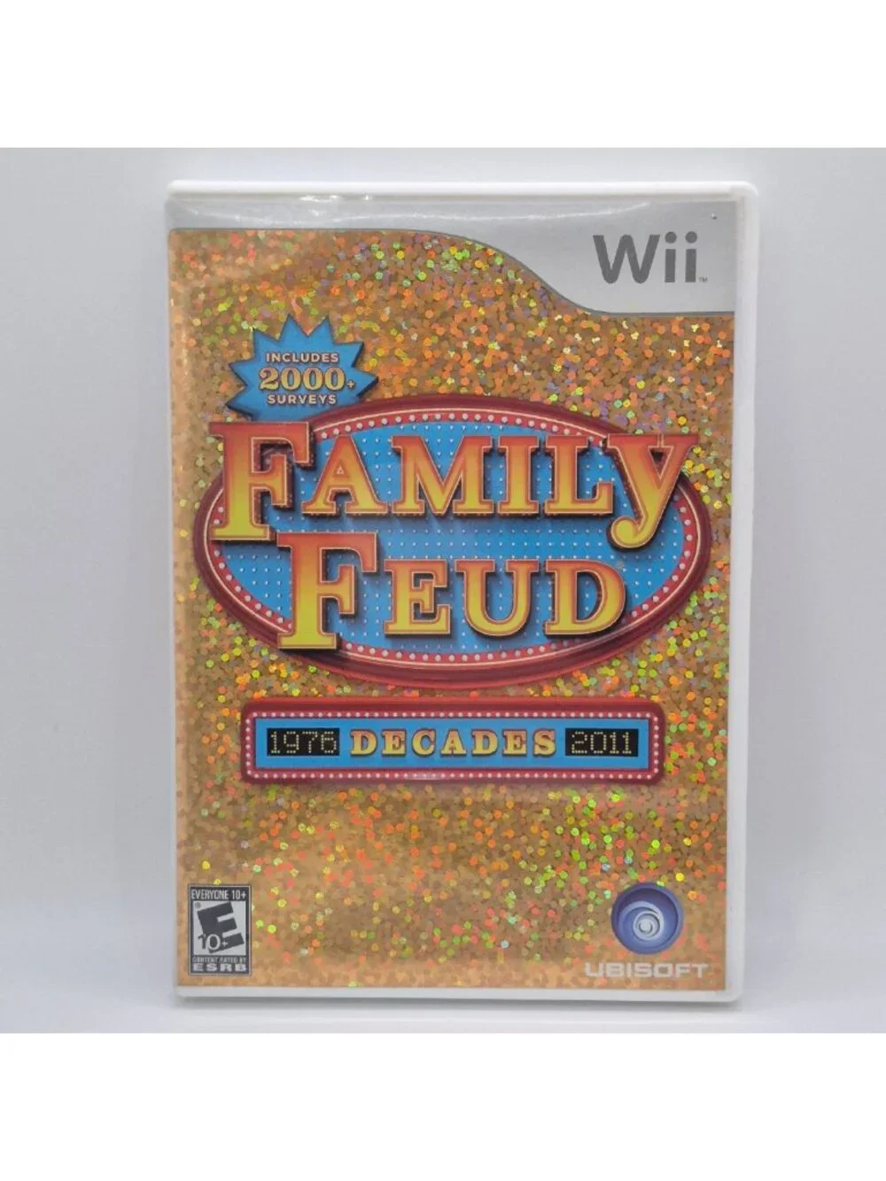 Family Feud Decades Nintendo Wii CIB 2010 Ubisoft w/ Manual